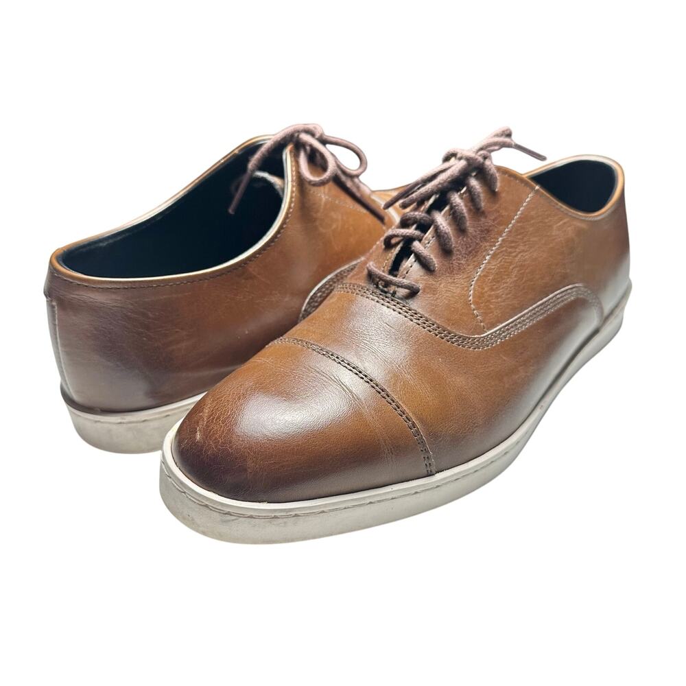 Allen Edmonds | Men | Park Avenue Walnut Brown Dress Oxford Sneakers | Sz 8.5 D